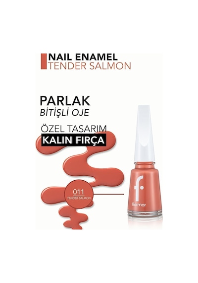 Flormar Nail Enamel Parlak Bitişli Oje 011