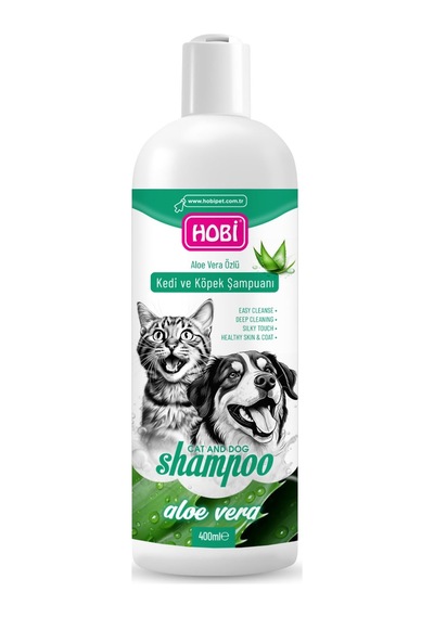 Hobi Aloe Vera Özlü Kedi Köpek Şampuanı 400 ML