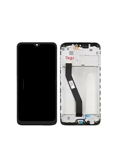 Tkgz - Xiaomi Redmi 8a İle Uyumlu Lcd Ekran Dokunmatik Servıce Pack Lcd Full Çıtalı