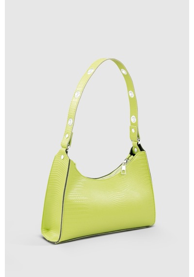 Housebags Kadın Neon Yeşil Baguette Çanta 195 Neon Yeşil