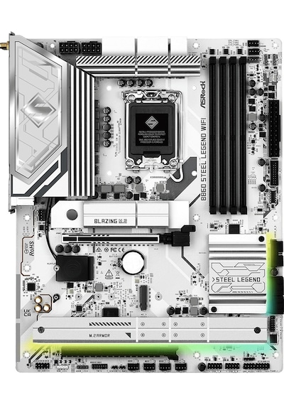 Asrock B860 Steel Legend Wifi Lga1851 Ddr5 8666mhz+ Oc Atx Aaaa11asr0031