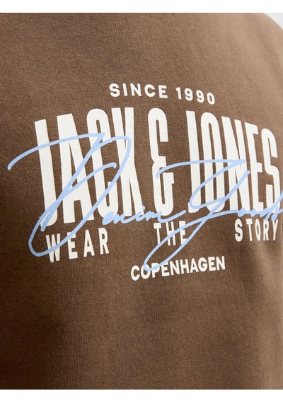 Jack&jones Erkek Göğüs Baskılı Bisiklet Yaka Uzun Kollu Sweatshirt - Aero - 12298492 Cocoa-big Print-1274743 Jack&jones Erkek Göğüs Baskılı Bisiklet Yaka Uzun Kollu Sweatshirt - Aero - 12298492 Cocoa-big Print-1274743