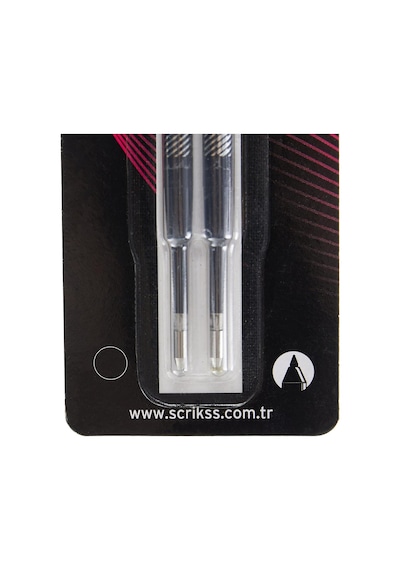 Scrikss Jumbo Jel Tükenmez Refil 2'li Blister Siyah