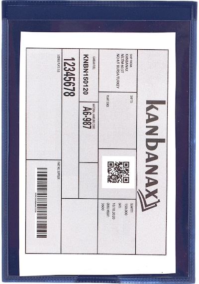50'li Paket - Arkası Yapışkanlı Kasa Cebi 110x90 Mm