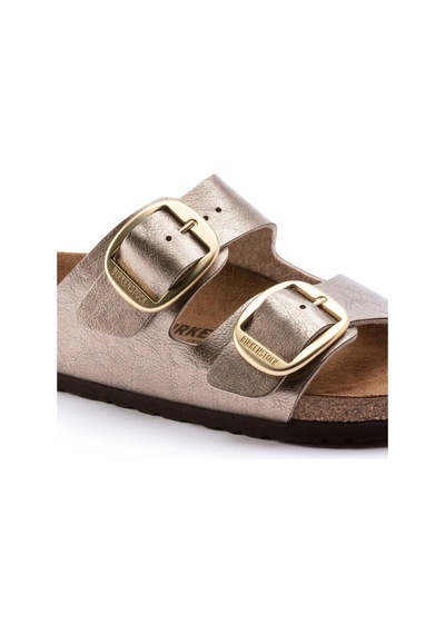 Birkenstock Arizona Big Buckle Kadın Terlik - Boz Koyu Bej