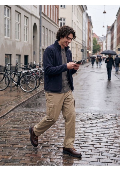 Jack & Jones Jjlupo Fleece Jacket lacivert