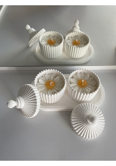 Bernami Mumluk Şamdanpinterest 3 Lü Dekoratif Set Diğer