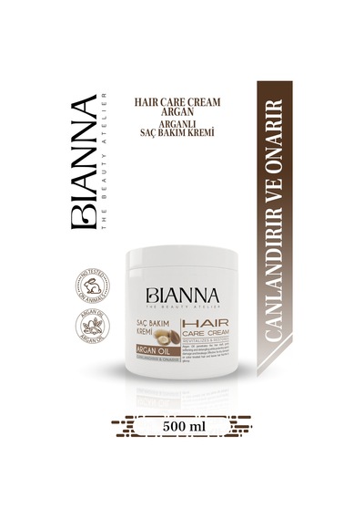 Binna Argan Yağlı Canlandırıcı Ve Onarıcı Saç Bakım Kremi 500 ML