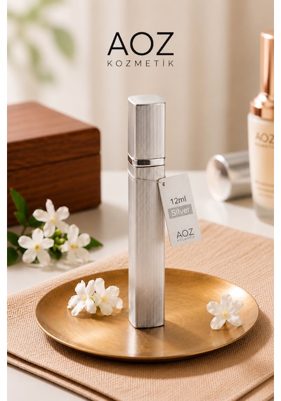 Gri Parfüm Dolum Seti Doldurulabilir Mini Parfüm Şişesi Cep Parfüm Şişesi Taşınabilir Parfüm Şişesi 12ml