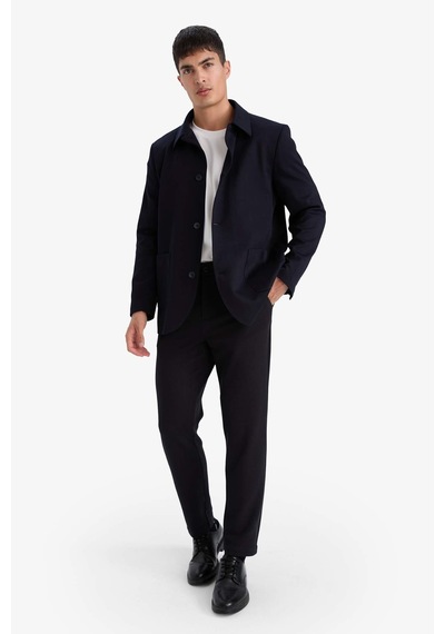 Defacto Tailored Fit Pantolon D3695ax26spbk27 Siyah-bk27