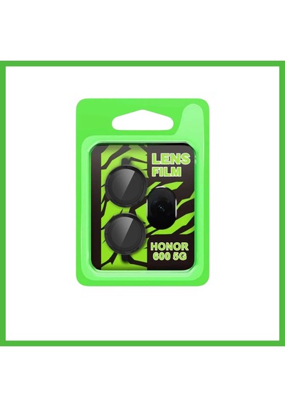 Vaveni Huawei Honor 600 Uyumlu Raze Metal Kamera Lens - Siyah Arz Siyah-
