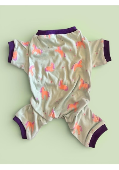 Bella Pony Pamuklu Kedi Tulum Pijama