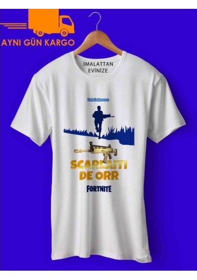 Fortnite Scarlaite De Orr 2 Baskılı Tişört Tshirt