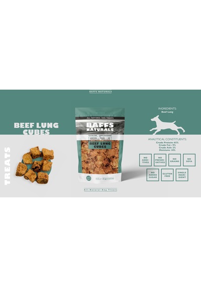 Baffs Naturals Dana Küp Ciğer Doğal Köpek Ödül Maması 100 G
