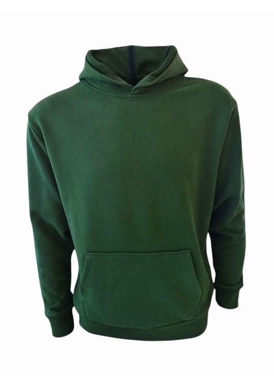 Coupon Kapüşonlu Sweatshirt - Yeşil Yeşil