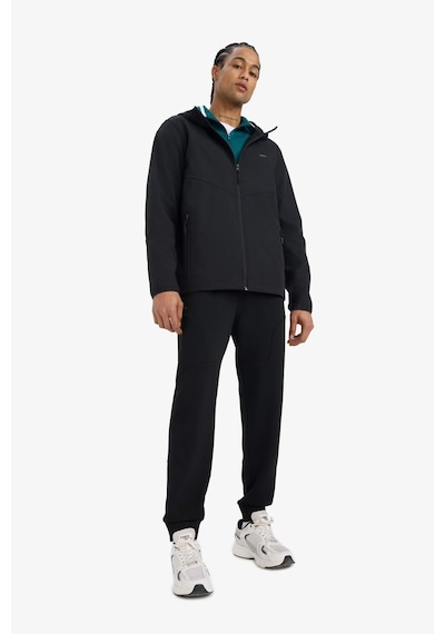 Defacto Rüzgar Geçirmez Su İtici Softshell Yağmurluk A2122AX23WN Siyah
