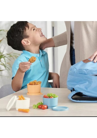 Tupperware Tupperware 3'lü 125 Ml Atıştırmalık Şişeleri 190153114 Açık Mavi