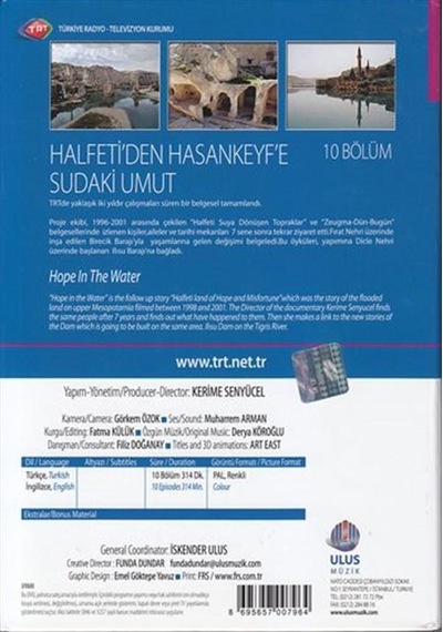 Halfetiden Hasankeyfe Sudaki Umut Trt 78 - 3 Dvd