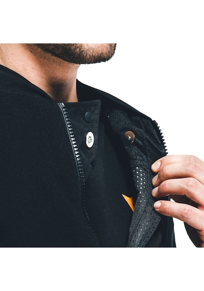 Dainese Smart Jacket Ls Black Airbag Motosiklet Montu