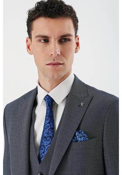 İmza Koyu Lacivert Desenli Kırlangıç Yaka Yelekli 6 Drop Slim Fit Dar Kesim Klasik Takım Elbise 1001240157-koyu Lacivert Koyu Lacivert İmza Koyu Lacivert Desenli Kırlangıç Yaka Yelekli 6 Drop Slim Fit Dar Kesim Klasik Takım Elbise 1001240157-koyu Lacivert Koyu Lacivert