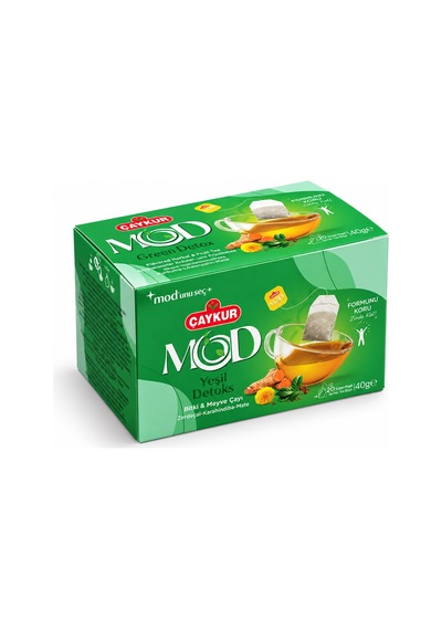 Çaykur Mod Yeşil De-toks Bardak Poşet Çay 2x20 40gr.
