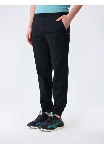 Isaora Gıza Cotton Jogger Erkek Black Sweat Pant Isr5402-0 Siyah
