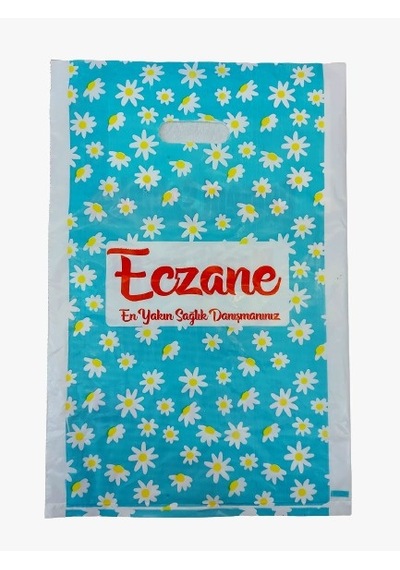 Eczane Poşeti Bio Büyük El Geçme 100 Adet 28 x 40 CM