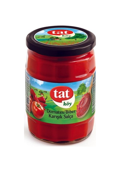 Domates Biber Salçası 560gr Cam