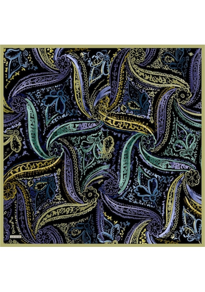Armine Nostalji Serisi %100 Twill İpek Eşarp 9037d 52 931