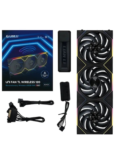 Lıan Lı Unı Fan Tl Wıreless 3x120mm Rgb Sıyah Kasa Fanı G99.12tl