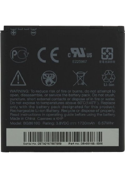 Htc Evo 3D / Sensation Xe Batarya Pil Bg86100
