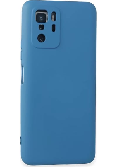 Newface Xiaomi Poco X3 Gt Kılıf Nano İçi Kadife Silikon - Mavi