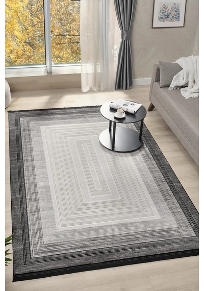 Seyran Halı Zen 7004 Gri Akrilik Makine Halısı