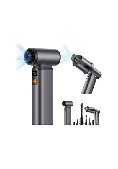 F1 Violent Turbo Jet Fan 130000rpm Ultra Güçlü Motor Güçlü Vakum 4000mah Mini Araç Süpürgesi
