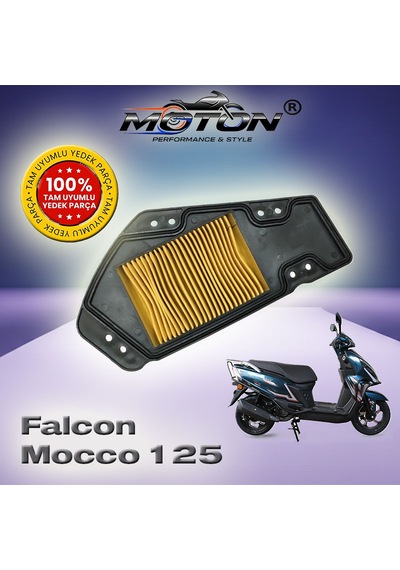 Falcon Mocco 125 Tam Uyumlu Yüksek Performanslı Hava Filtresi