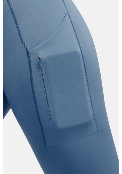 Nike Go Firm Support High Rise Full Length Kadın 6 Cepli Antreman Taytı Koyu Mavi