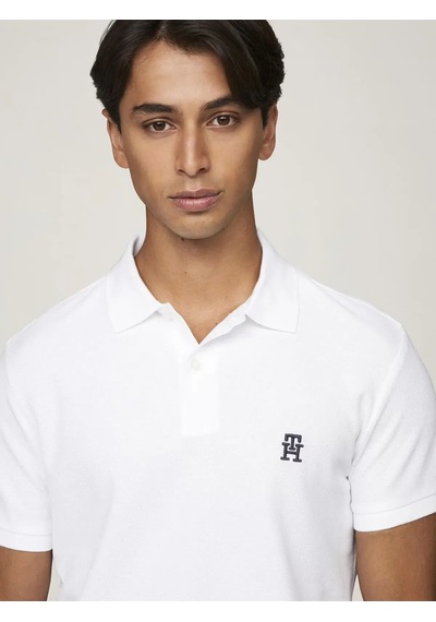 Tommy Hilfiger Imd Reg Polo Erkek Beyaz T-shirt - Mw0mw33167