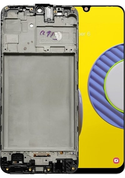 Samsung Uyumlu Galaxy M31 M315 Lcd Ekran Dokunmatik Siyah Servis Çıtalı