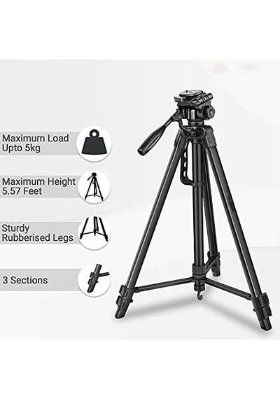 Np-8830 155 Cm Bluetooth Kumandalı Profesyonel Telefon Kamera Tutucu Çantalı Tripod Genel