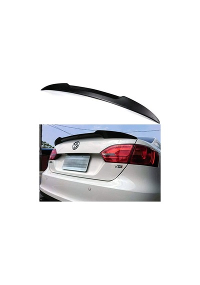 Volkwagen Jetta Mk6 Plastik M4 Parlak Siyah Spoyler 2011-2018
