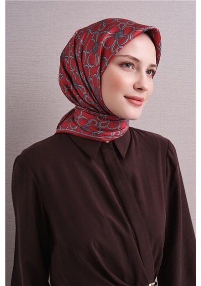 Armine Saf İpek Sura Eşarp 9638d 34 Lila