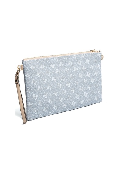 Silver Polo Sp1034 Kadın Portföy & Clutch Monogram Mavi-ten