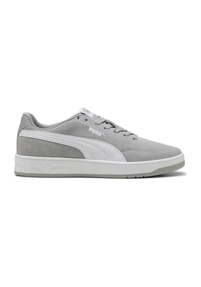 Puma Court Classic Clean Sd Grı Erkek Sneaker Gri-beyaz