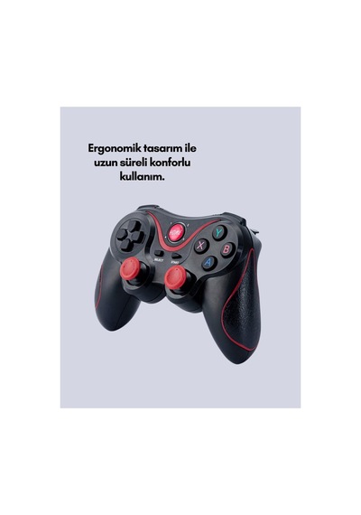Kablosuz Bluetooth Gamepad Pc Android Tv Uyumlu Oyun Kumandası - Wısıpı1061-1981