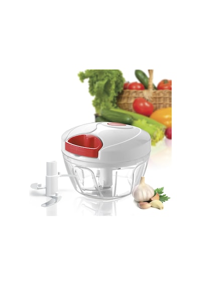 Quick Dicer Pratik İpli Doğrayıcı Beyaz - Kırmızı