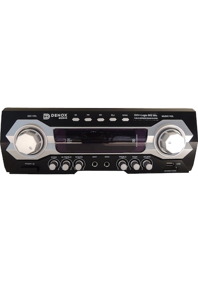 Denox Dxv - Logıc 802 Mic 120W Stereo Amfi