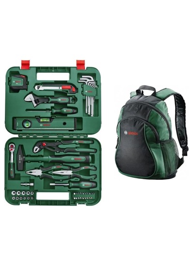 Bosch Advanced El Aleti Seti 52 Parça - 1600a02by7 + Bosch Sırt Çantası