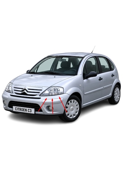 Cıtroen C3 2002-2009 Arası Depo Marka Sağ Ve Sol Far Takım Motorlu 620685 / 620885