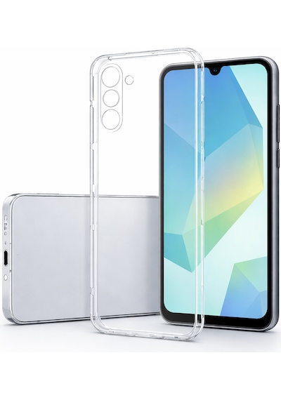 Samsung Uyumlu Galaxy A16 4g 5g İle Kılıf Şeffaf Kamera Korumalı 3d