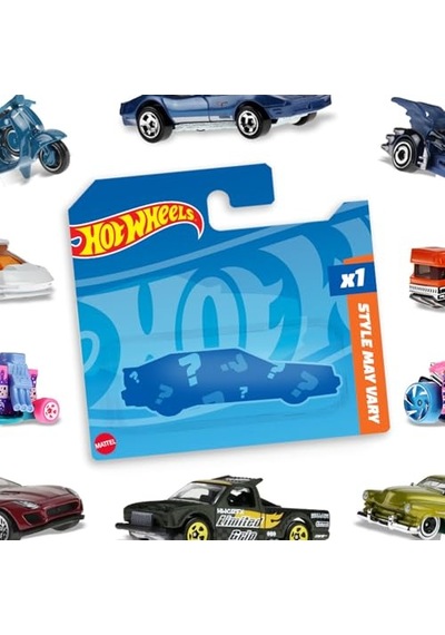 Hot Wheels Tekli Arabalar, Geniş Ürün Yelpazesi, Oyuncak Araba Koleksiyonu, 1: 64 Ölçek, 5785 Çok Renkli